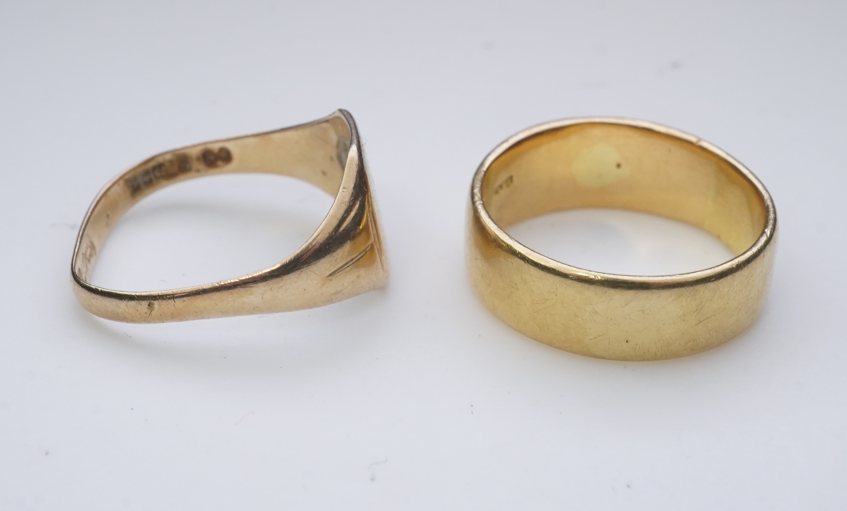 Two gold rings